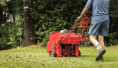 Lawn Aeration Can be Accomplished by Hand or With a Machine!